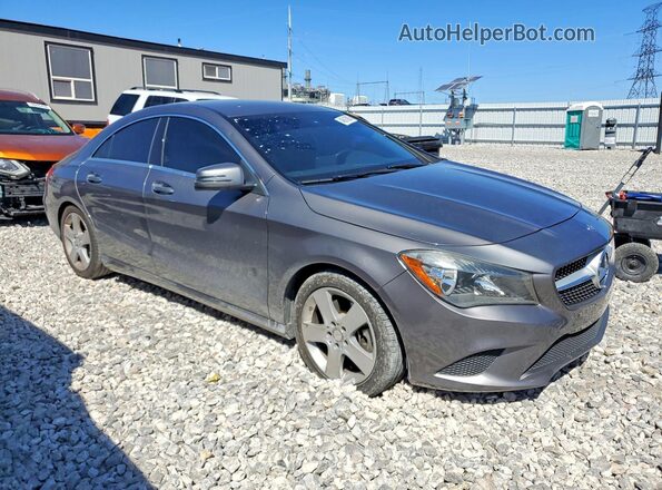WDDSJ4EBXGN379986 2016 MERCEDES-BENZ CLA-CLASS Gray Delantero derecho