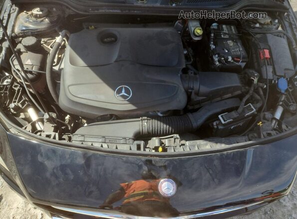 WDDSJ4EBXHN427455 2017 MERCEDES-BENZ CLA-CLASS Black Вид задньої частини салону