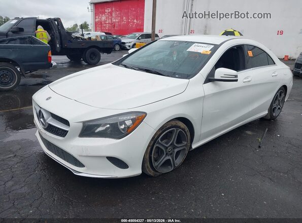 WDDSJ4EBXKN766319 2019 MERCEDES-BENZ CLA 250 White წინა მარცხენა ხედი სამი მეოთხედიდან