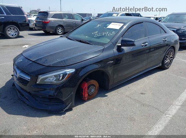 WDDSJ5CB4JN527968 2018 MERCEDES-BENZ AMG CLA 45 Black Передня ліва чверть
