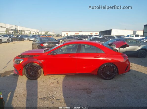 WDDSJ5CB9JN677784 2018 MERCEDES-BENZ AMG CLA 45 Red Vista interior de 360 grados