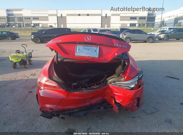 WDDSJ5CB9JN677784 2018 MERCEDES-BENZ AMG CLA 45 Red Vista frontal
