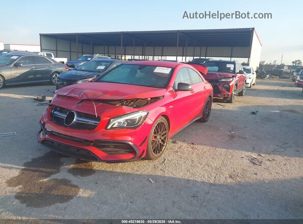 WDDSJ5CB9JN677784 2018 MERCEDES-BENZ AMG CLA 45 Red Vista tres cuartos delantera izquierda