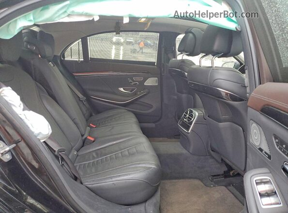WDDUG6EB2KA425670 2019 MERCEDES-BENZ S Black Widok tylnych siedzeń