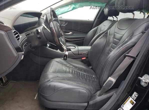 WDDUG6EB2KA425670 2019 MERCEDES-BENZ S Black Widok wnętrza z przodu