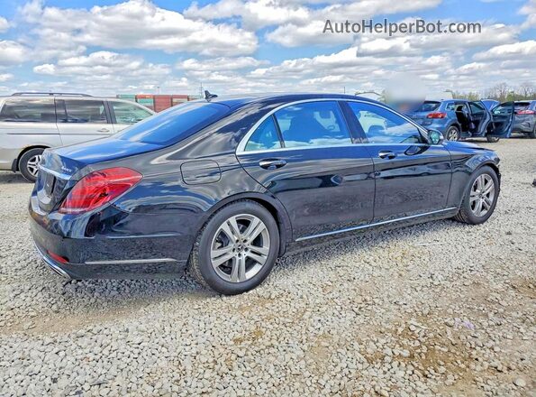 WDDUG6EB8KA481984 2019 MERCEDES-BENZ S Черный Задняя правая четверть