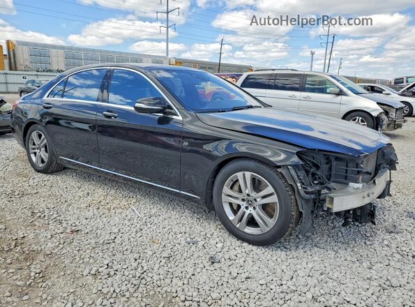 WDDUG6EB8KA481984 2019 MERCEDES-BENZ S Черный Передняя правая четверть