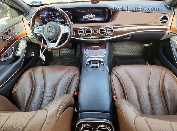 WDDUG6EBXKA424976 2019 MERCEDES-BENZ S Black Widok deski rozdzielczej