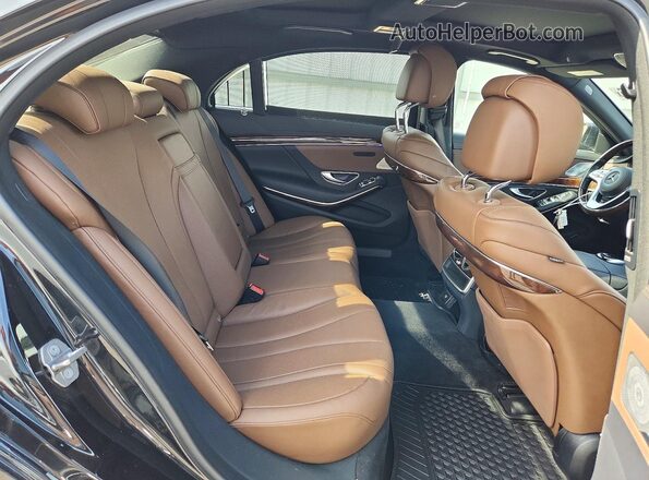 WDDUG6EBXKA424976 2019 MERCEDES-BENZ S Black Widok tylnych siedzeń