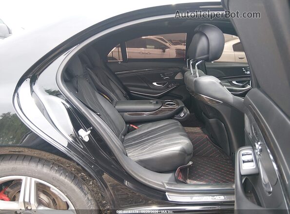 WDDUG7JB5GA229077 2016 MERCEDES-BENZ AMG S 63 Black Widok naklejki z numerem VIN