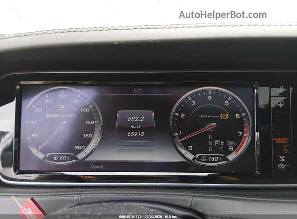 WDDUG7JB5GA229077 2016 MERCEDES-BENZ AMG S 63 Black Widok tylnych siedzeń