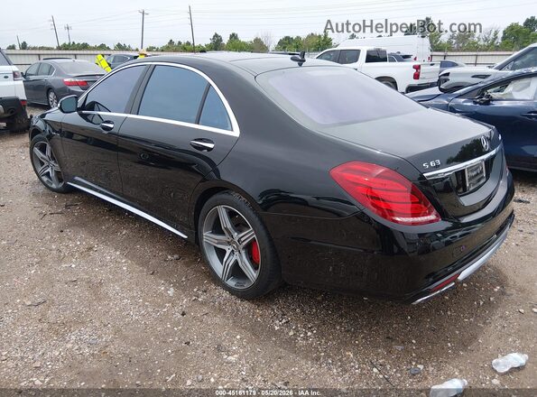 WDDUG7JB5GA229077 2016 MERCEDES-BENZ AMG S 63 Black Tył lewy