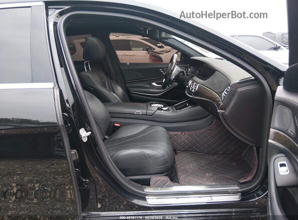 WDDUG7JB5GA229077 2016 MERCEDES-BENZ AMG S 63 Black Widok wnętrza z przodu