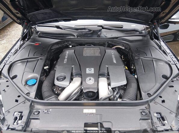 WDDUG7JB5GA229077 2016 MERCEDES-BENZ AMG S 63 Black Widok z tyłu