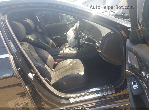 WDDUG7JB8GA251929 2016 MERCEDES-BENZ AMG S 63 Black Widok wnętrza z przodu