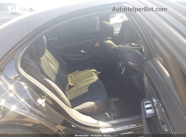 WDDUG7JB8GA251929 2016 MERCEDES-BENZ AMG S 63 Black Widok naklejki z numerem VIN