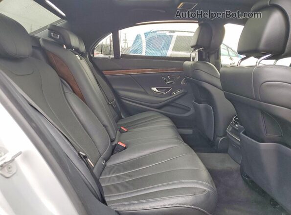 WDDUG8CB2GA242629 2016 MERCEDES-BENZ S Silver Հետևի նստատեղերի տեսք