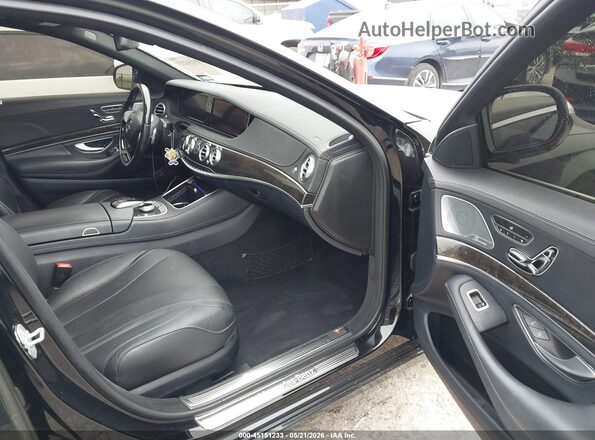 WDDUG8CB5HA326171 2017 MERCEDES-BENZ S-CLASS Black Front interior view