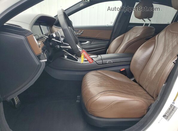WDDUG8CB6GA246392 2016 MERCEDES-BENZ S White Սալոնի դիմացի տեսք