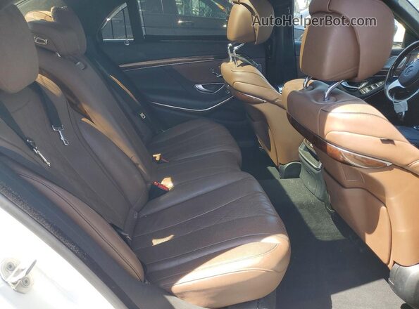WDDUG8CB7GA239886 2016 MERCEDES-BENZ S White Вид задніх сидінь