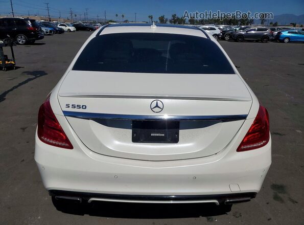 WDDUG8CB7GA239886 2016 MERCEDES-BENZ S White Вид ззаду