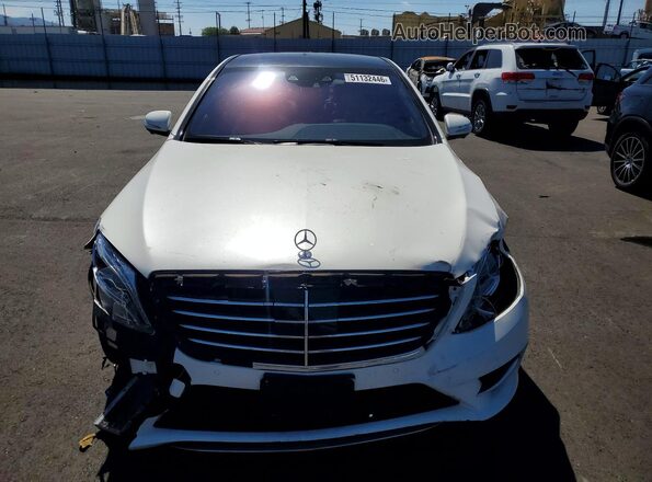 WDDUG8CB7GA239886 2016 MERCEDES-BENZ S White Вид спереду