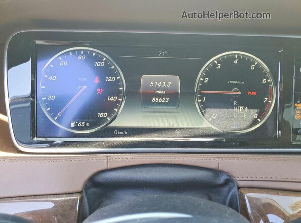 WDDUG8CB7GA239886 2016 MERCEDES-BENZ S White Вид щитка приладів