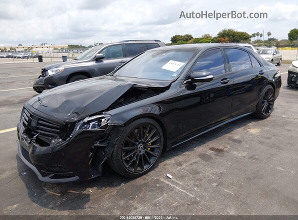 WDDUG8CB8HA334331 2017 MERCEDES-BENZ S-CLASS Black Передня ліва чверть