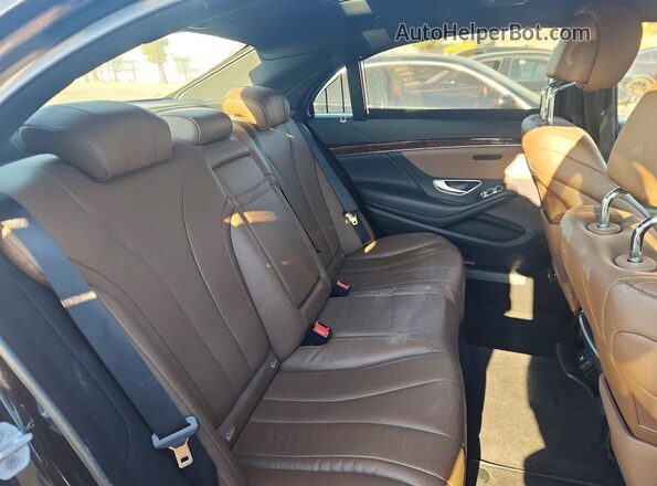 WDDUG8CB9HA310961 2017 MERCEDES-BENZ S Black Widok tylnych siedzeń