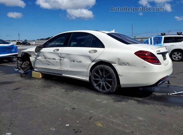 WDDUG8DB0KA453576 2019 MERCEDES-BENZ S White უკანა მარცხენა