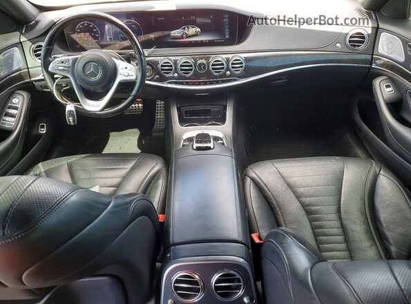 WDDUG8DB0KA453576 2019 MERCEDES-BENZ S White წინა პანელის ხედი