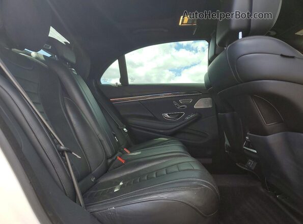 WDDUG8DB0KA453576 2019 MERCEDES-BENZ S White უკანა სავარძლების ხედი