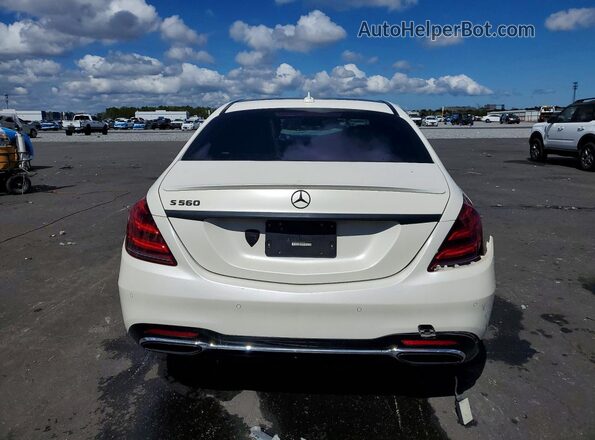 WDDUG8DB0KA453576 2019 MERCEDES-BENZ S White უკანა ხედი