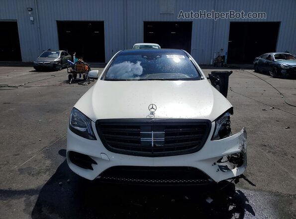 WDDUG8DB0KA453576 2019 MERCEDES-BENZ S White წინა ხედი