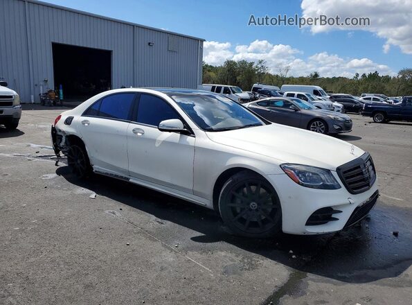 WDDUG8DB0KA453576 2019 MERCEDES-BENZ S White წინა მარჯვენა