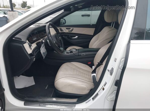 WDDUG8DB0LA527175 2020 MERCEDES-BENZ S-CLASS White Widok wnętrza z przodu