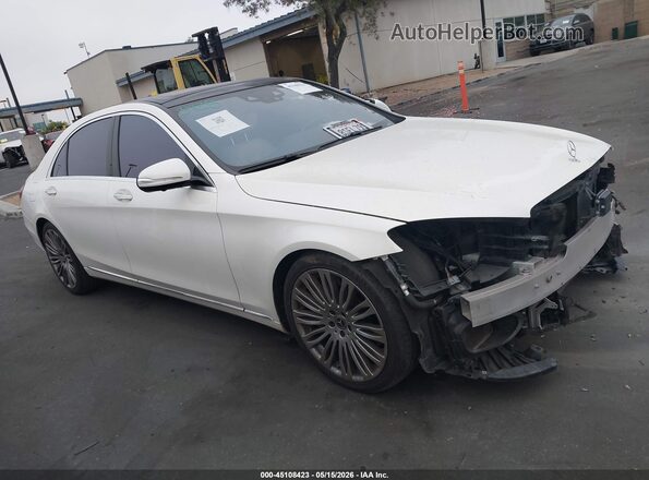 WDDUG8DB0LA527175 2020 MERCEDES-BENZ S-CLASS White Widok wnętrza 360 stopni