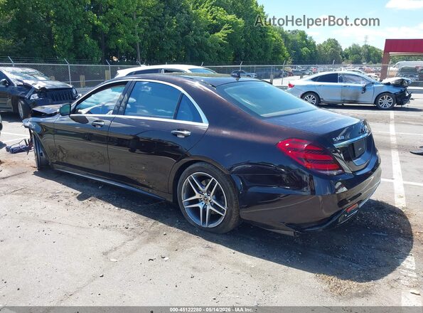 WDDUG8DB1JA369264 2018 MERCEDES-BENZ S-CLASS Purple Rear left