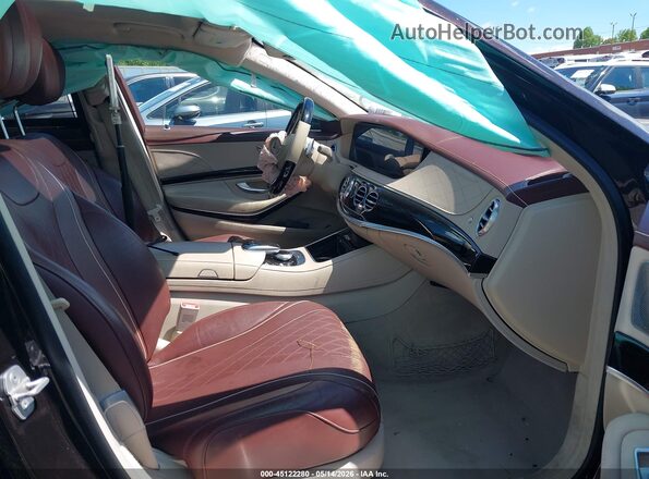 WDDUG8DB1JA369264 2018 MERCEDES-BENZ S-CLASS Purple Front interior view