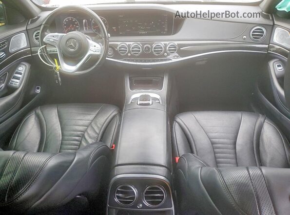 WDDUG8DB2LA505369 2020 MERCEDES-BENZ S Black Սալոնի դիմացի տեսք