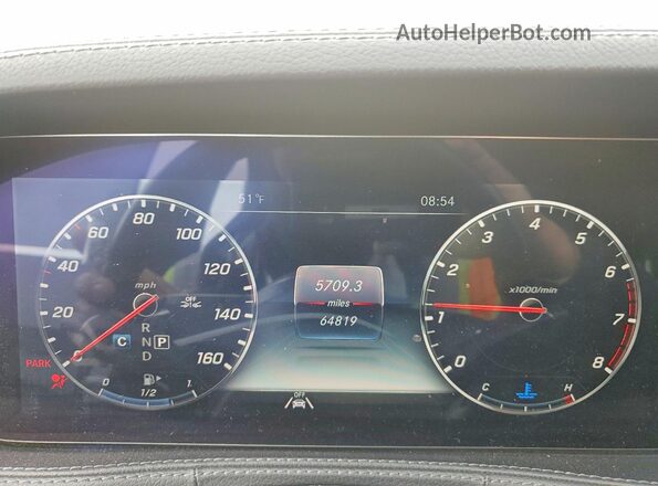 WDDUG8DB2LA505369 2020 MERCEDES-BENZ S Black Առջևի վահանակի տեսք