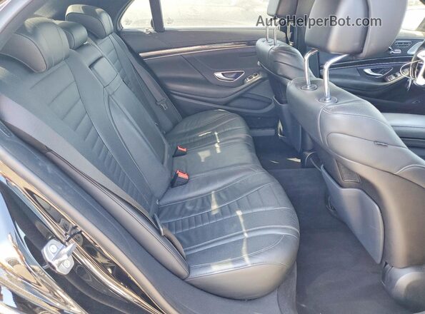 WDDUG8DB4KA456108 2019 MERCEDES-BENZ S Черный Вид задних сидений