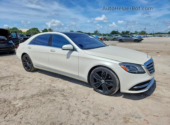 WDDUG8DB5JA413752 2018 MERCEDES-BENZ S White Front right