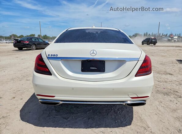 WDDUG8DB5JA413752 2018 MERCEDES-BENZ S White Rear view