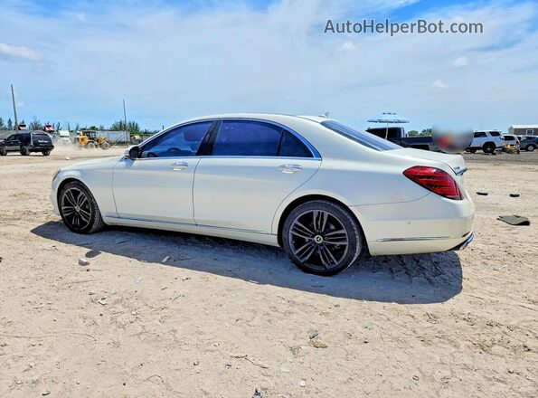 WDDUG8DB5JA413752 2018 MERCEDES-BENZ S White Rear left