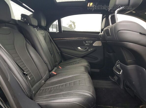 WDDUG8DB7KA449735 2019 MERCEDES-BENZ S Black Вид задніх сидінь
