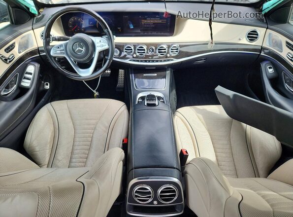 WDDUG8DBXKA424554 2019 MERCEDES-BENZ S Black Widok deski rozdzielczej