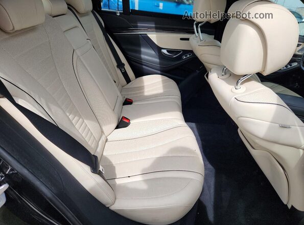 WDDUG8DBXKA424554 2019 MERCEDES-BENZ S Black Widok tylnych siedzeń