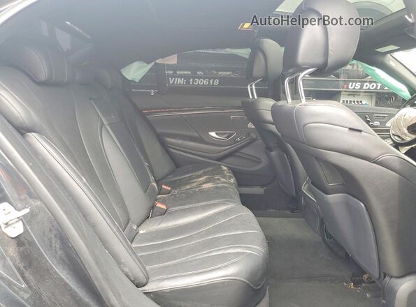 WDDUG8FB0GA268903 2016 MERCEDES-BENZ S Charcoal Vista de los asientos traseros