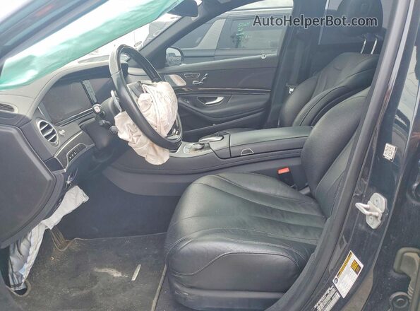 WDDUG8FB0GA268903 2016 MERCEDES-BENZ S Charcoal Vista interior delantera